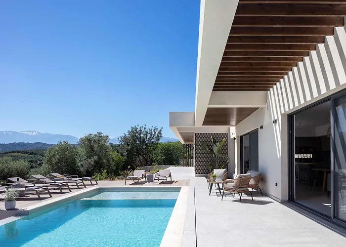 Villa Aglaea I Saltwater Pool&amazing Seaview! La Canea